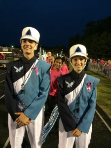 pink out drum majors